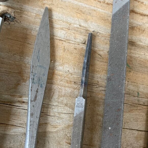 Lot 6 Vintage Hand Files Wood Metal Working Tools - Picture 5 of 9